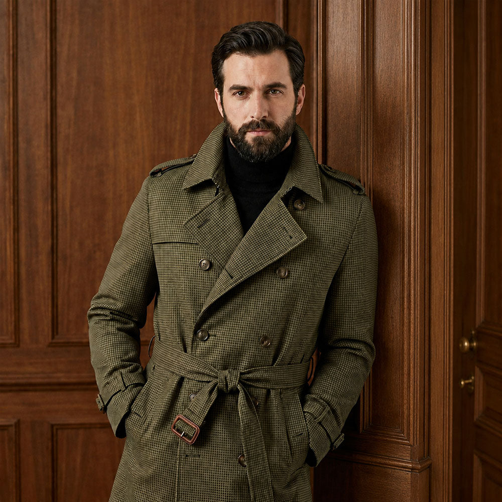 Trench da uomo.